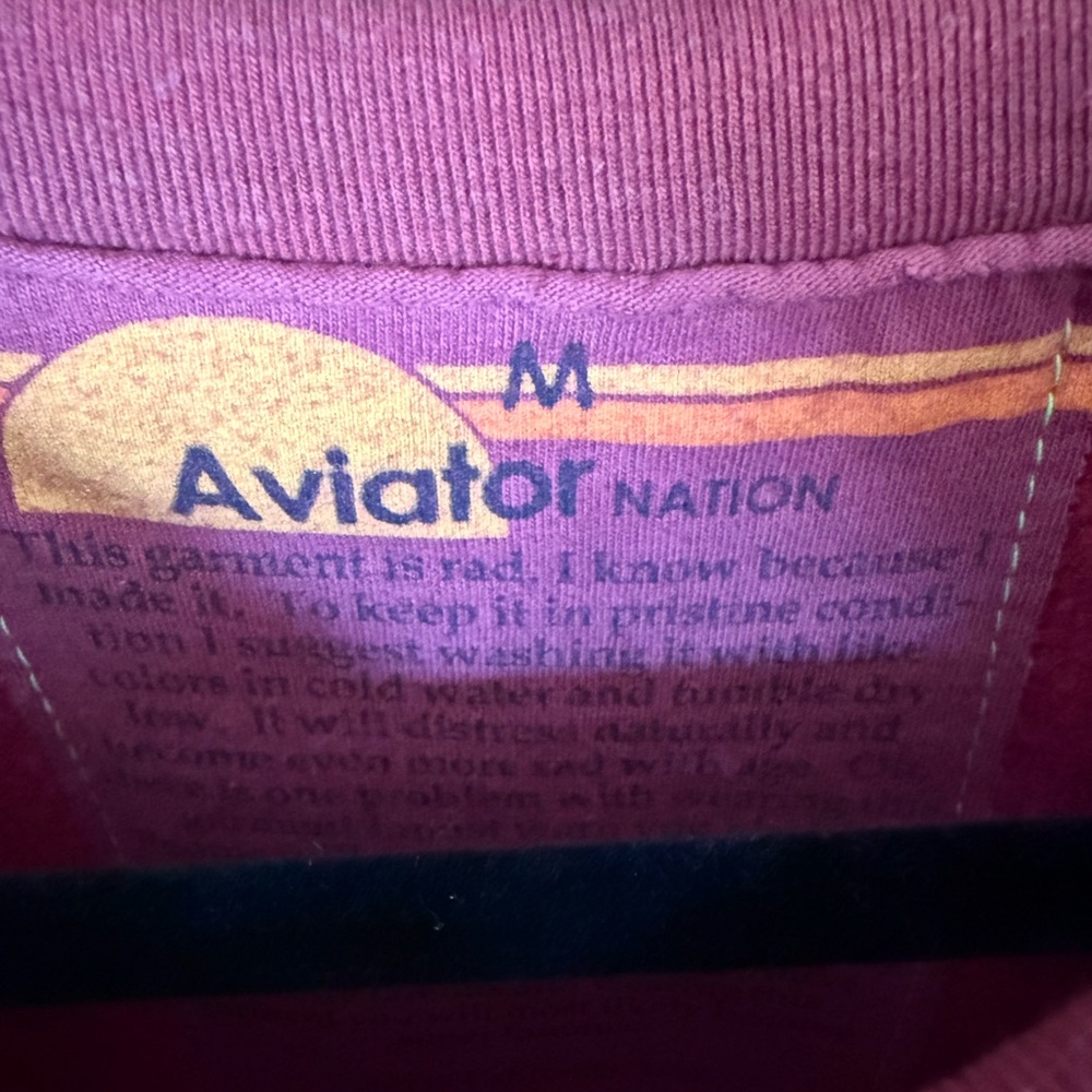 AVIATOR NATION CROPPED SWEATSHIRT - Picture 2 of 4